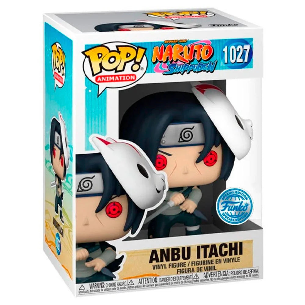 POP figure Naruto Shippuden Anbu Itachi 5 + 1 Chase Exclusive Nerdscape