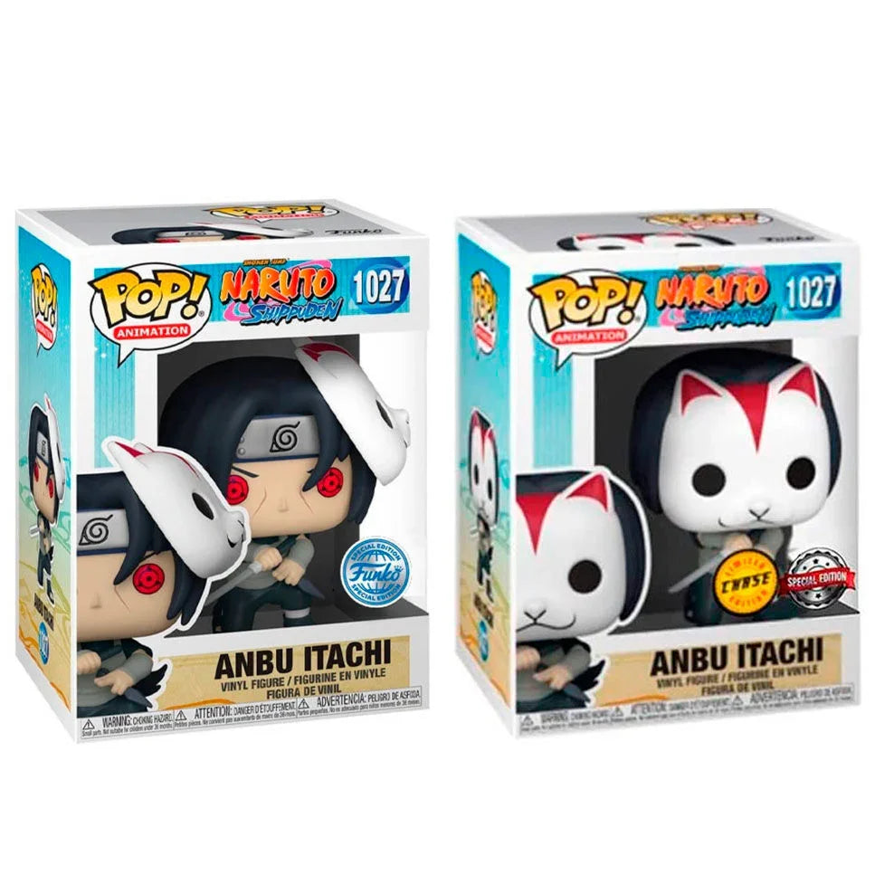 POP figure Naruto Shippuden Anbu Itachi 5 + 1 Chase Exclusive Nerdscape