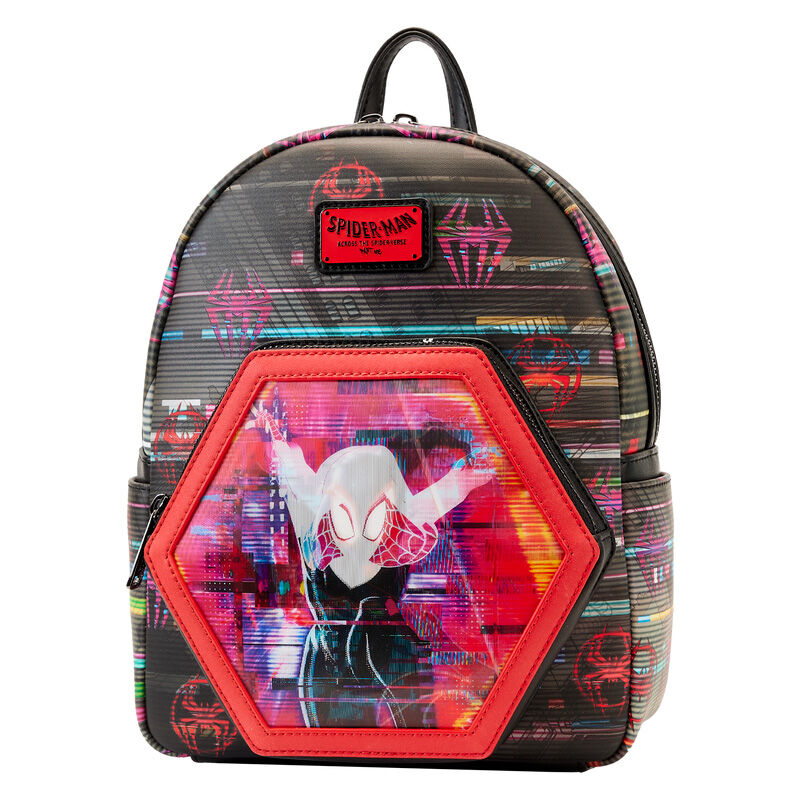Loungefly Marvel Spiderman Across the Spider-Verse Lenticular backpack 27cm Nerdscape