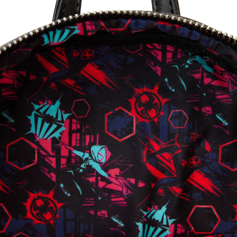 Loungefly Marvel Spiderman Across the Spider-Verse Lenticular backpack 27cm Nerdscape