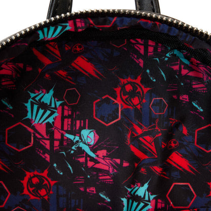 Loungefly Marvel Spiderman Across the Spider-Verse Lenticular backpack 27cm Nerdscape