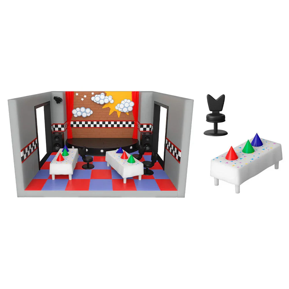 Snaps! playset figure Five Nights at Freddys Golden Freddy with Stage Nerdscape