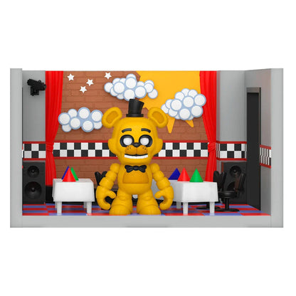 Snaps! playset figure Five Nights at Freddys Golden Freddy with Stage Nerdscape
