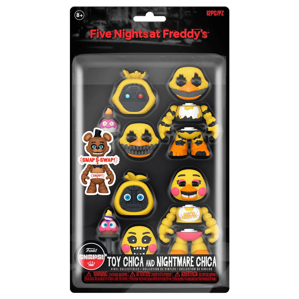 POP pack 2 figures Five Nights at Freddys Toy Chica and Nightmare Chica Nerdscape