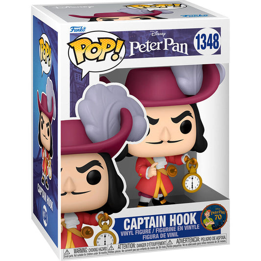Figurines POP Disney Peter Pan 70e anniversaire Capitaine Crochet