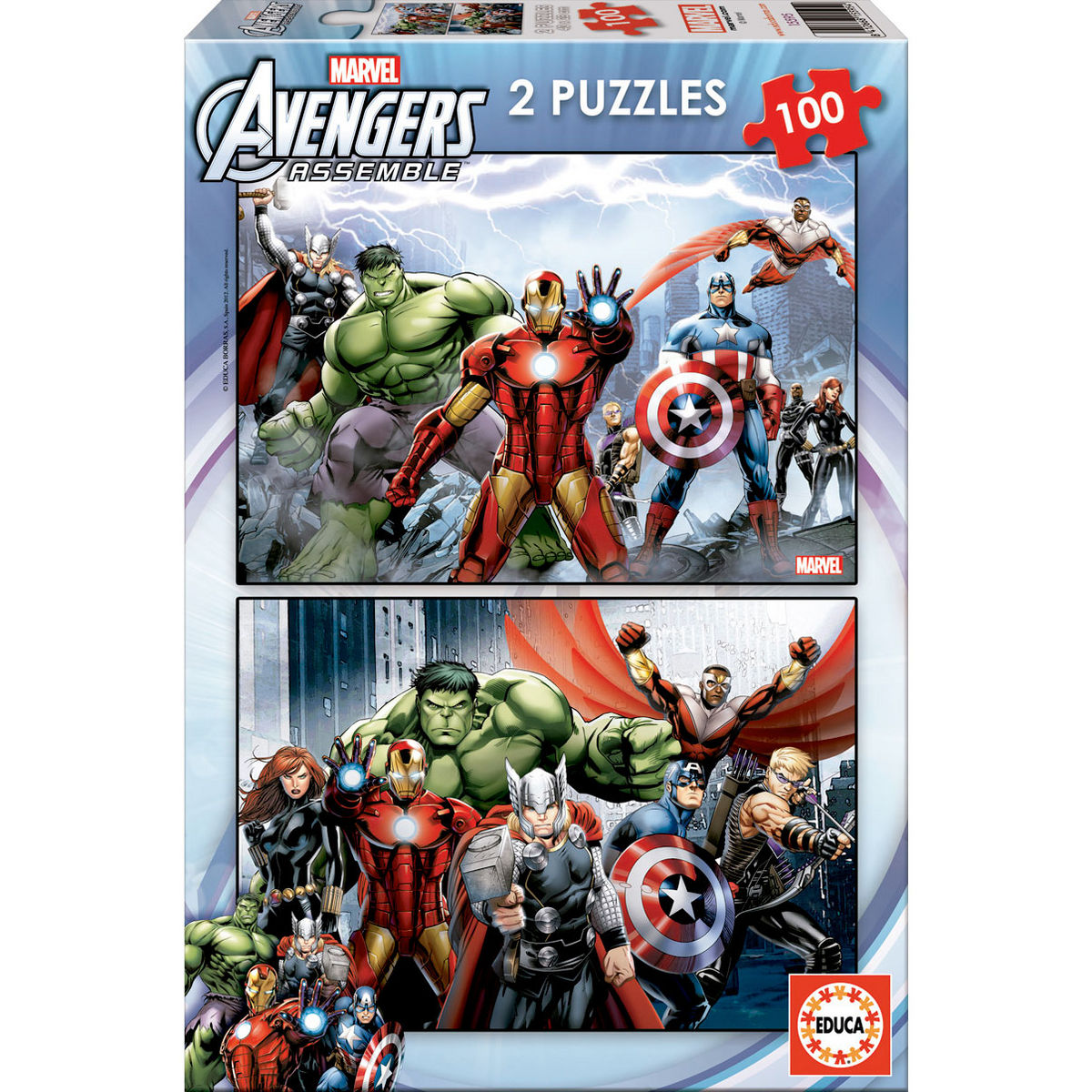 Marvel Avengers puzzle 2x100pcs Nerdscape