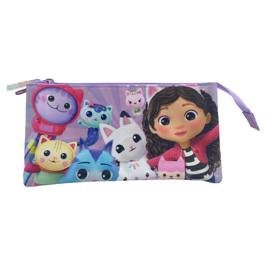 Gabbys Dollhouse triple pencil case Nerdscape