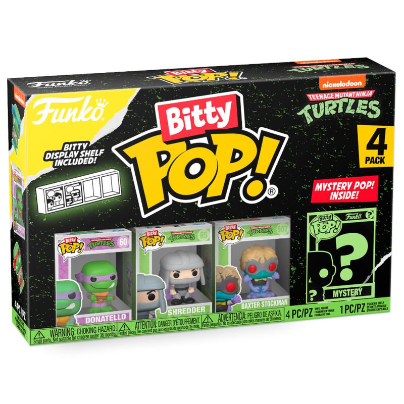 Blister 4 figures Bitty POP Teenage Mutant Ninja Turtles Donatello - Nerdscape