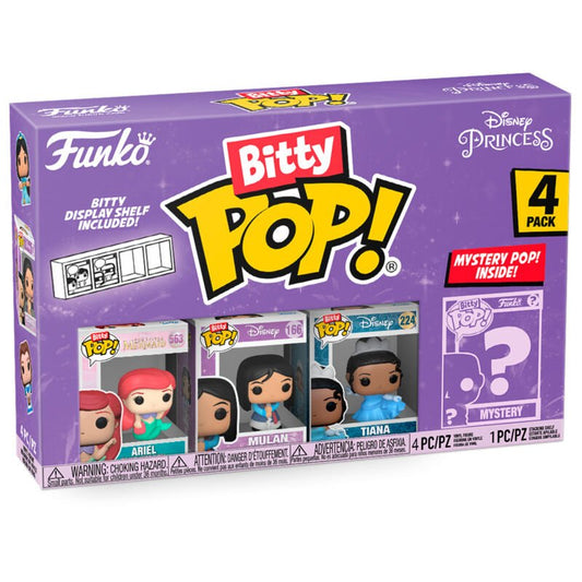 Blister 4 figures Bitty POP Disney Princess Ariel - Nerdscape