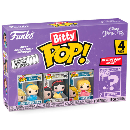 Funko Pop! Bitty POP Disney Princess Cinderella - Figura da Collezione Vinyl 4 pezzi