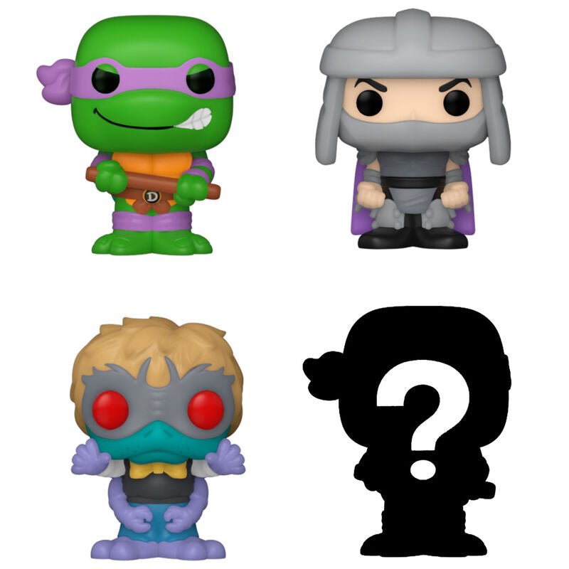 Blister 4 figures Bitty POP Teenage Mutant Ninja Turtles Donatello - Nerdscape