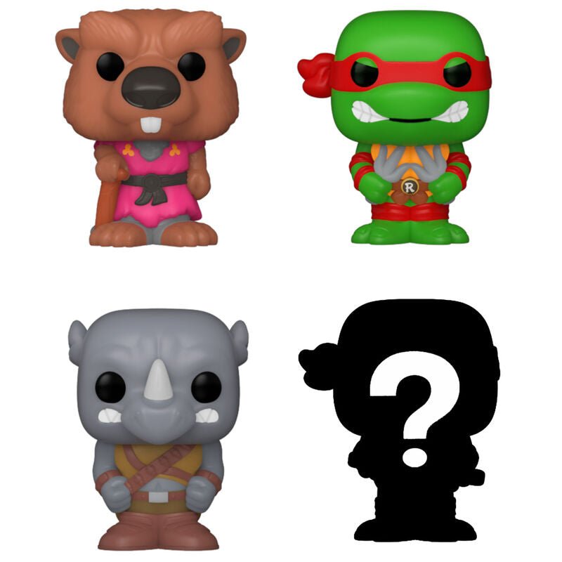Blister 4 figures Bitty POP Teenage Mutant Ninja Turtles Splinter - Nerdscape
