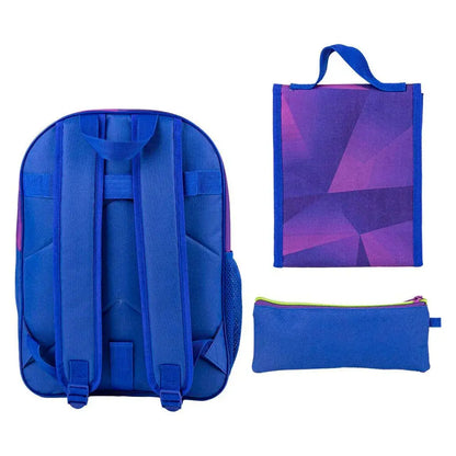 Sonic Prime pencil case + lunch box + backpack 42cm Nerdscape