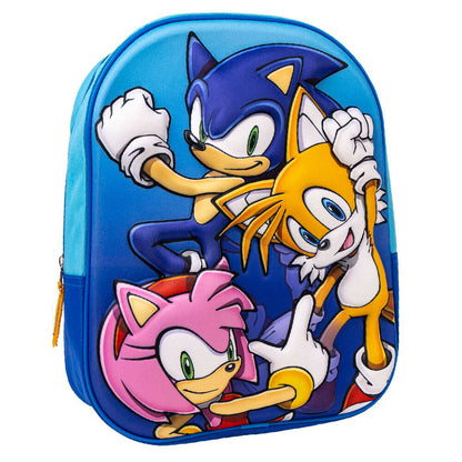 Sonic The Hedgehog 3D backpack 31cm Nerdscape