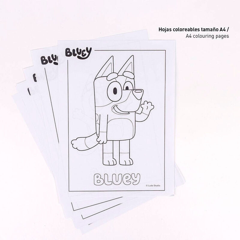 Bluey Colouring stationery set Nerdscape