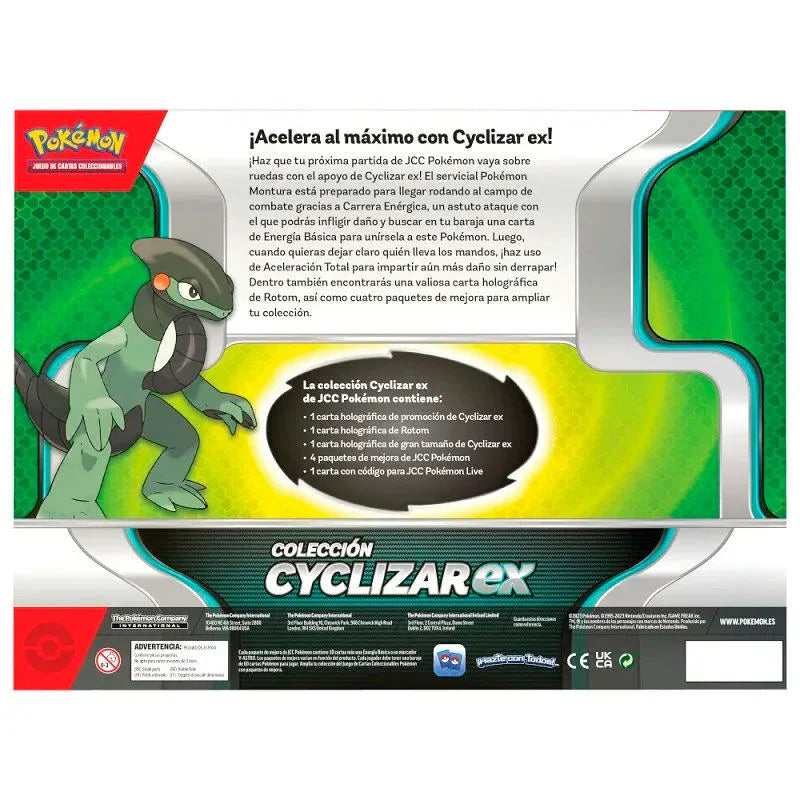 Spanish Pokemon Ciclyzar Ex blister set trading cards Nerdscape