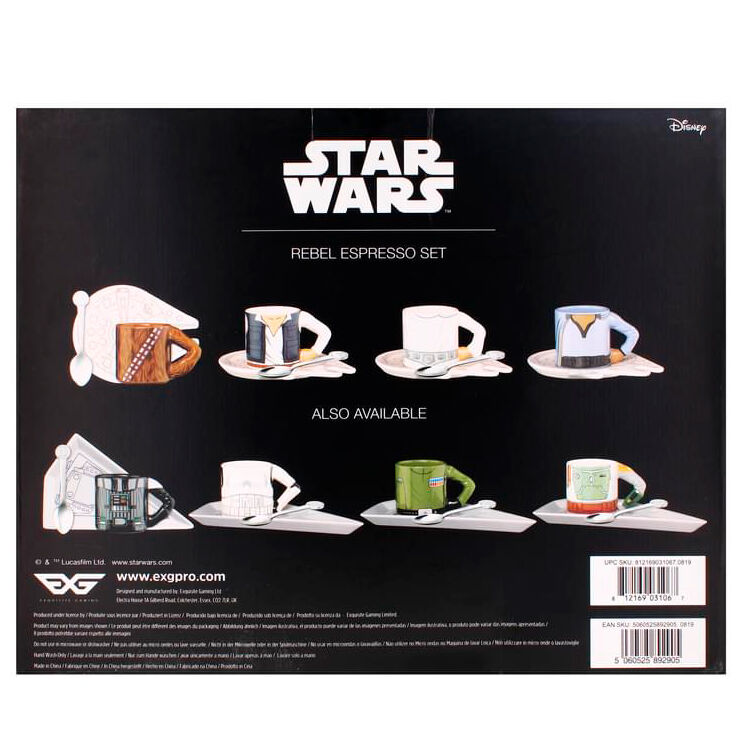 Star Wars Rebel Espresso set Nerdscape