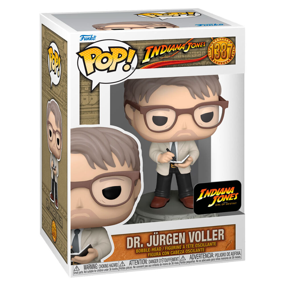 Funko Pop! Indiana Jones Dr Jurgen Voller - Figura da Collezione Vinyl Nerdscape