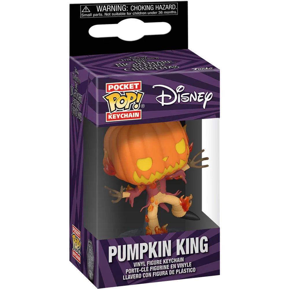 Pocket POP Disney Keychain Nightmare Before Christmas 30th Anniversary Pumpkin King Nerdscape