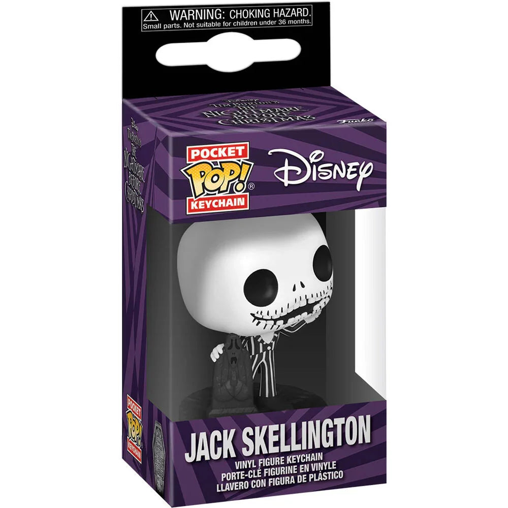 Pocket POP Keychain Disney Nightmare Before Christmas 30th Anniversary Jack Skellington Nerdscape