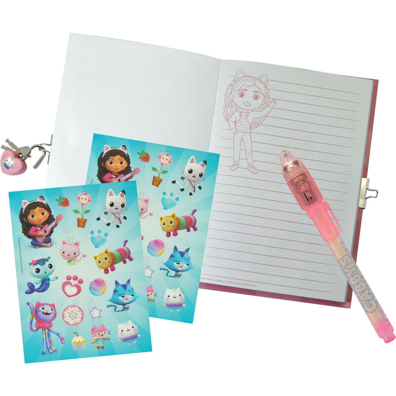 Gabbys Dollhouse secret diary + magic pen Nerdscape