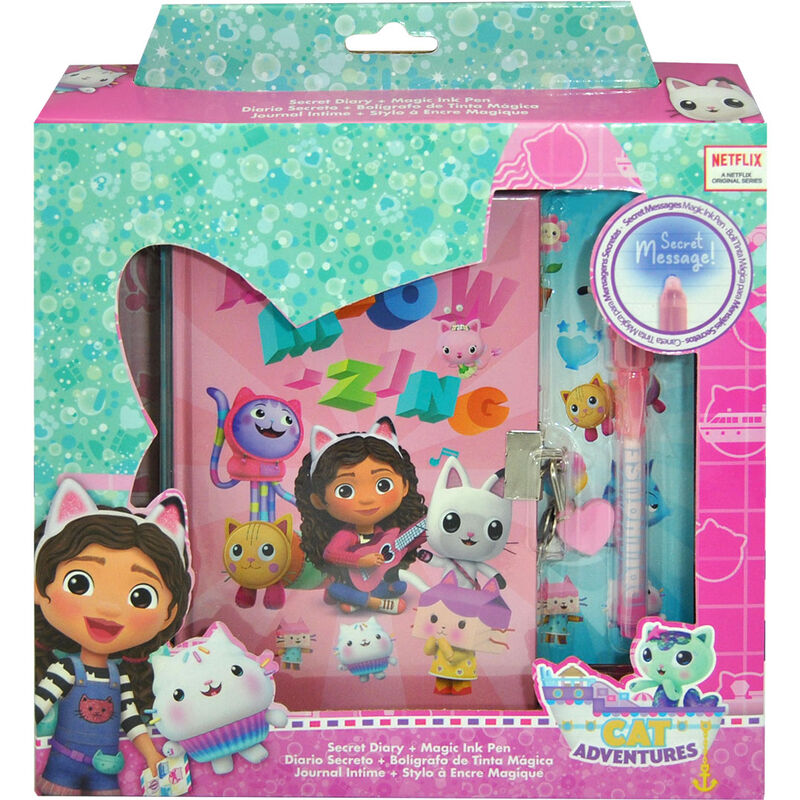 Gabbys Dollhouse secret diary + magic pen Nerdscape