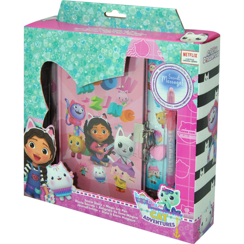 Gabbys Dollhouse secret diary + magic pen Nerdscape