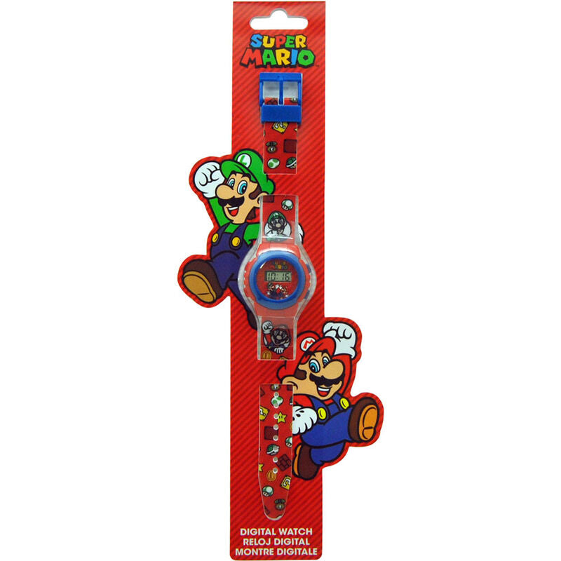 Super Mario Bros digital watch Nerdscape
