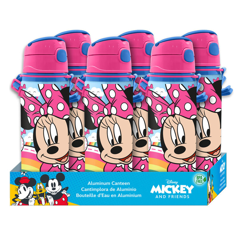 Disney Minnie aluminium bottle 600ml Nerdscape