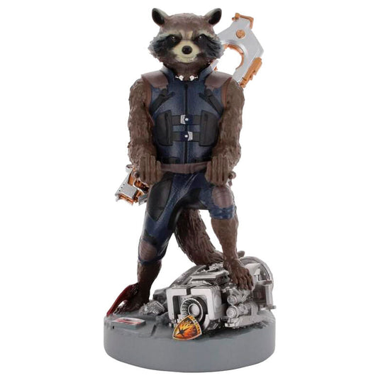 Marvel Guardians of the Galaxy Rocket Raccoon clamping bracket Cable guy 20cm Nerdscape