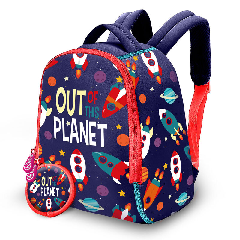 Out Planet Backpack + purse neoprene backpack 25cm Nerdscape