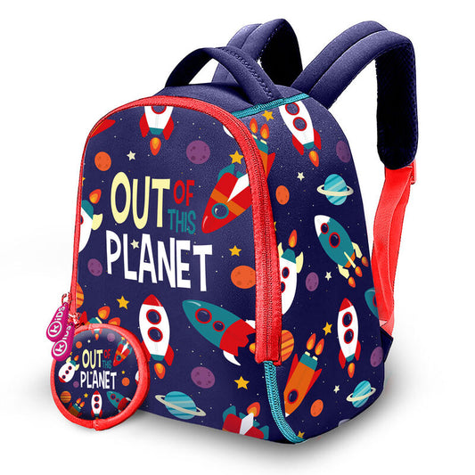 Out Planet Backpack + purse neoprene backpack 25cm Nerdscape