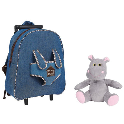 Holly Hypopotamo Trolley with plush toy 38cm - Nerdscape