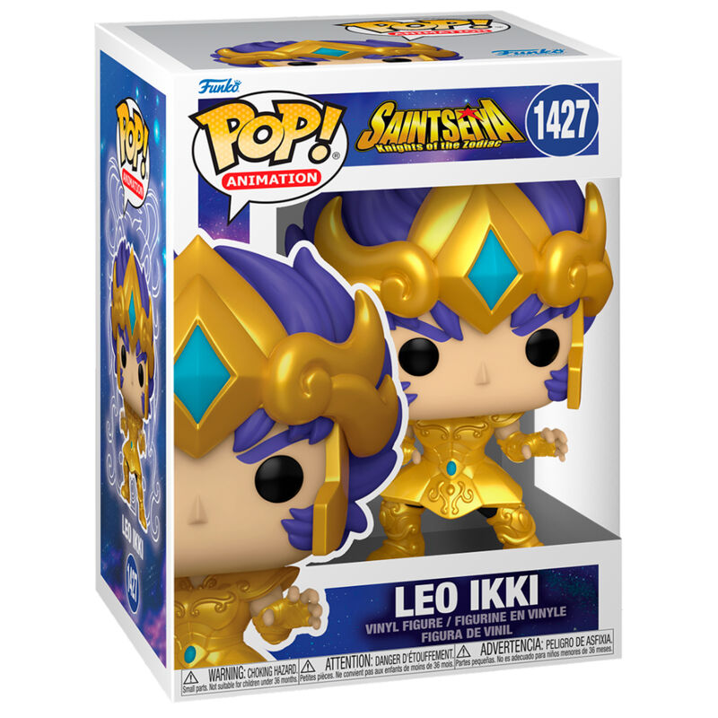 Funko Pop! Saint Seiya Knights of the Zodiac Leo Ikki - Figura da Collezione Vinyl Nerdscape