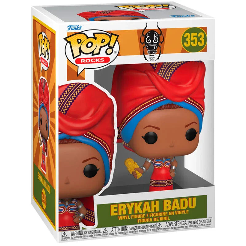 Funko Pop! Rocks Erykah Badu - Figura da Collezione Vinyl Nerdscape