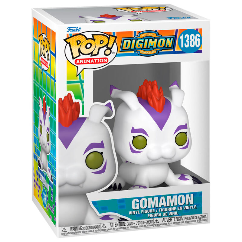 Funko Pop! Digimon Gomamon - Figura da Collezione Vinyl Nerdscape