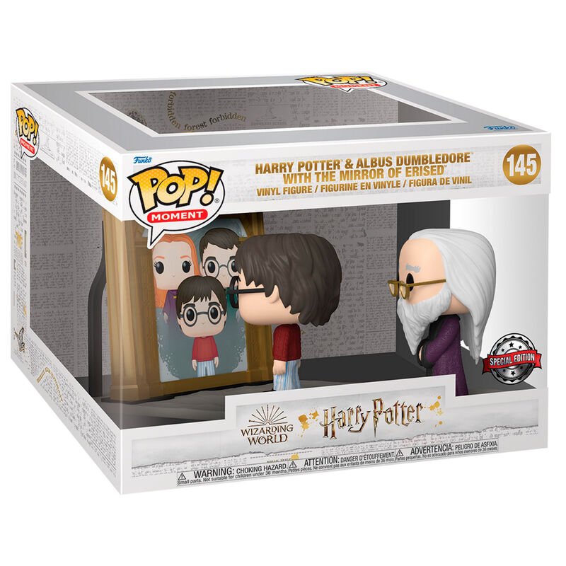 POP figure Moment Harry Potter - Harry Potter & Albus Dumbledore the Mirror of Erised Exclusive - Nerdscape