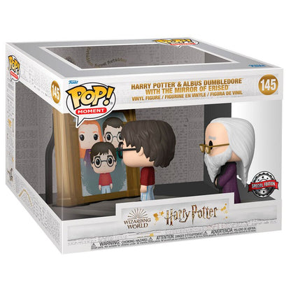 POP figure Moment Harry Potter - Harry Potter & Albus Dumbledore the Mirror of Erised Exclusive - Nerdscape