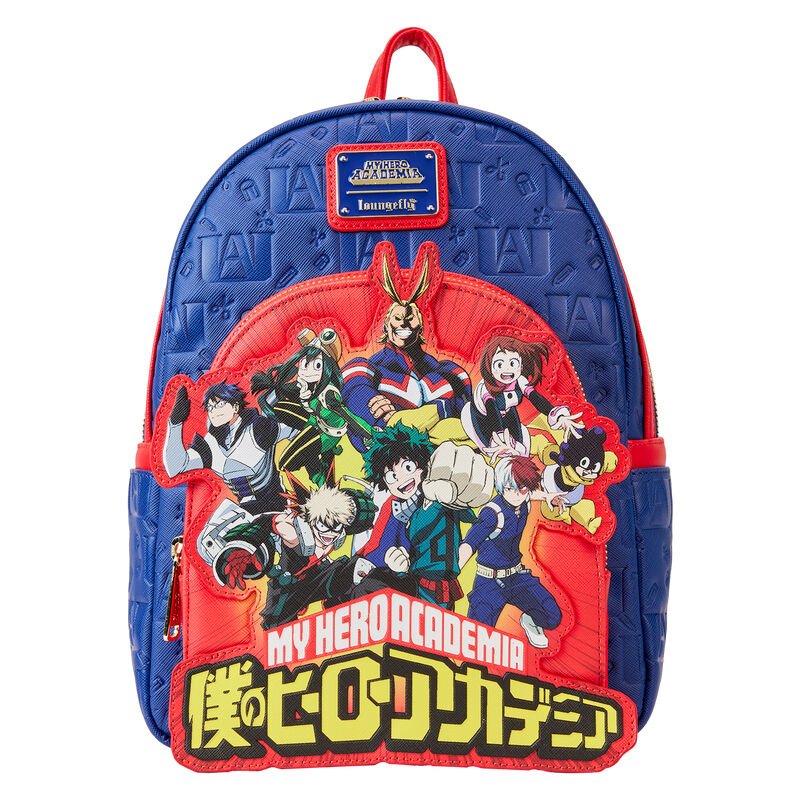 Loungefly My Hero Academia Group Debossed Logo backpack 26cm - Nerdscape