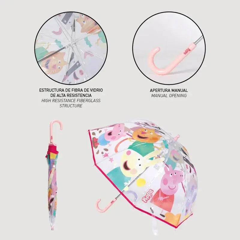 Peppa Pig bubble manual umbrella 45cm Nerdscape