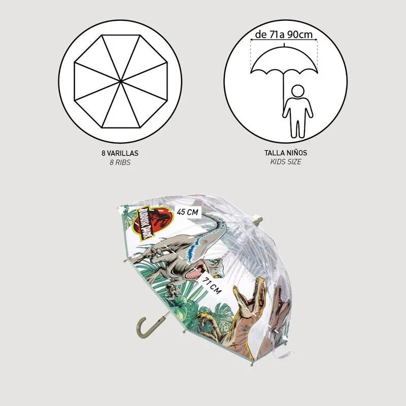 Jurassic Park bubble manual umbrella 45cm Nerdscape
