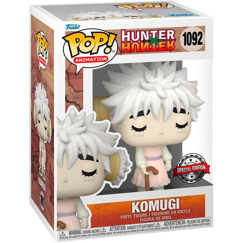 Funko Pop! Hunter X Hunter Komugi 5 + 1 Chase - Figura da Collezione Vinyl Nerdscape