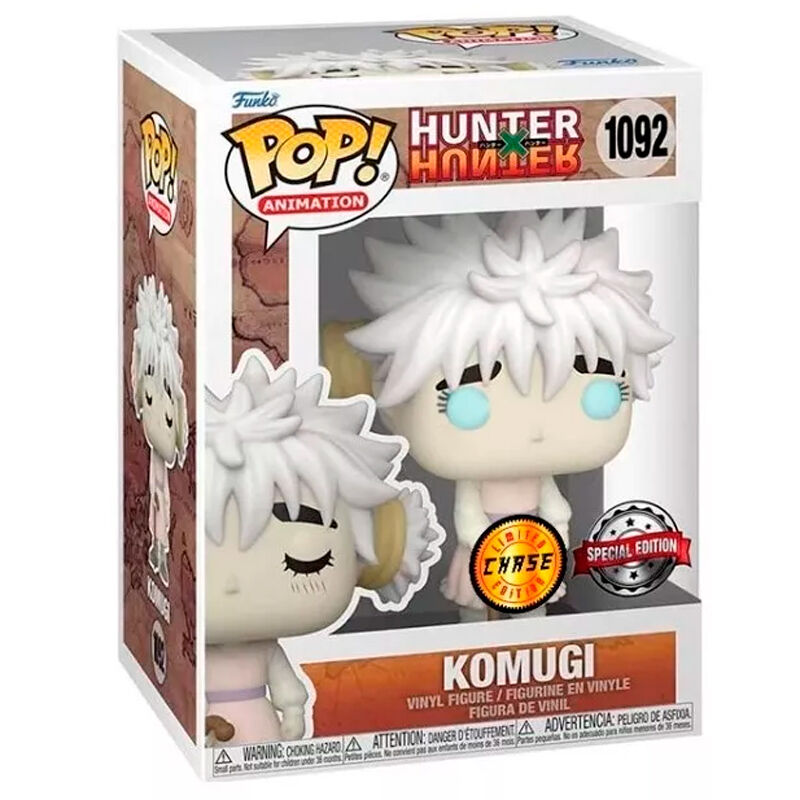 Funko Pop! Hunter X Hunter Komugi 5 + 1 Chase - Figura da Collezione Vinyl Nerdscape
