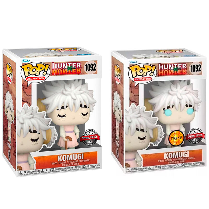 Funko Pop! Hunter X Hunter Komugi 5 + 1 Chase - Figura da Collezione Vinyl Nerdscape