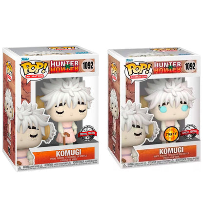 Funko Pop! Hunter X Hunter Komugi 5 + 1 Chase - Figura da Collezione Vinyl Nerdscape