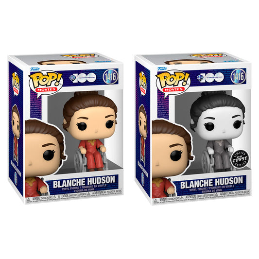 Funko Pop! What Ever Happened to Baby Jane Blanche Hudson 5 + 1 Chase - Figura da Collezione Vinyl Warner Bros. 100th Anniversary