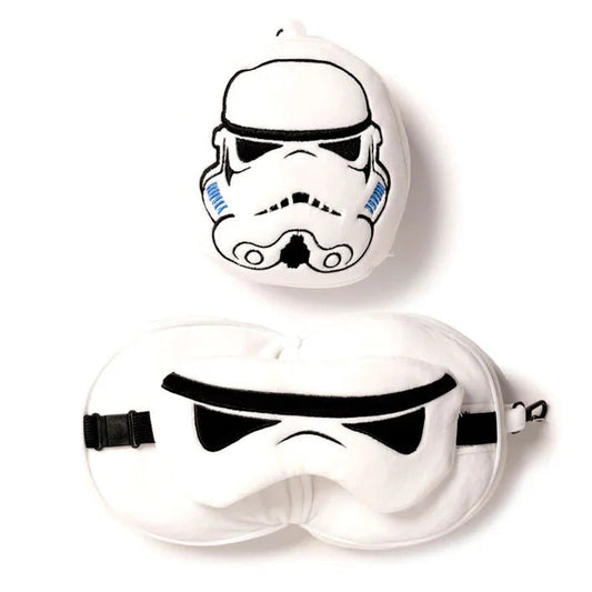 Relaxeazzz Star Wars Stormtrooper travel pillow eye mask Nerdscape