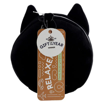 Relaxeazzz Fine feline cat travel pillow eye mask Nerdscape