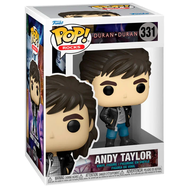 Funko Pop! Rocks Duran Duran Andy Taylor - Figura da Collezione Vinyl Nerdscape