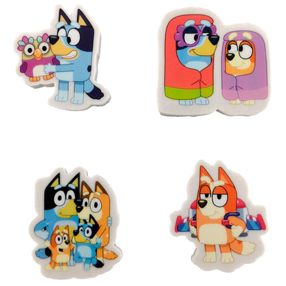 Bluey Set 4 erasers Nerdscape